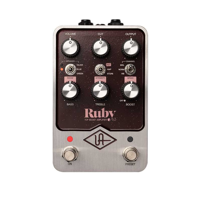 Universal Audio UAFX – Ruby ’63 Top Boost Amplifier